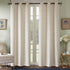 Comfort Spaces Grasscloth Blackout Window Curtain Pair / 2 Pieces Panels Grommet Top Energy Efficient Saving Drapes for Living Room Bedroom and Dorm, 40" W x 95" L, Ivory