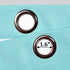 Lush Decor Aqua and Gray Umbre Fiesta Curtains Room Darkening Window Panel Set for Living, Dining, Bedroom (Pair), 95? Long x 52? Wide, L, Aqua & Gray