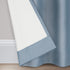 ECLIPSE Kendall Modern Blackout Thermal Rod Pocket Window Curtain for Bedroom or Living Room (1 Panel), 42" x 95", Slate