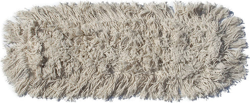 Nine Forty Industrial Strength Ultimate Cotton Floor Dust Mop Refill | Commercial Cleaner Mop Head Replacement (1 Pack, 24" Wide X 5")