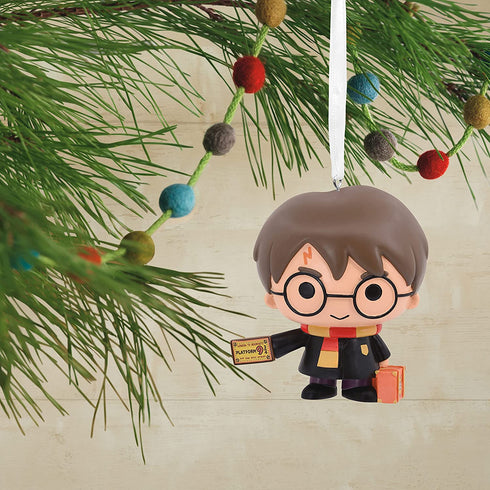 Hallmark Harry Potter With Train Ticket Christmas Ornament