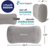 RELAX SUPPORT Office Chair Back Support Pillow RS11-X Lumbar Cushion for Upper and Lower Back Pain Uses Special Patented Technology Has Unique Lateral Convex Orthopedic Shape for a Pain Free Back