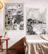 Landscape Tapestries - Aesthetic Bohemian Wall Hanging Tapestry for Bed Room Home Decor, Pack of 2, Beige