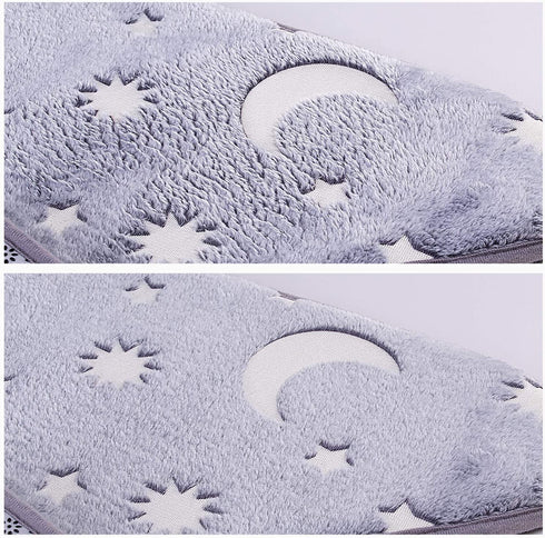 Nuovoo 3 Piece Bathroom Rug Set, 20"x32" Bath Rugs with U Shaped Contour Toilet Mat and Non-Slip Rugs