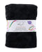 Curly Girl, Curly Hair Towel, Large Microfiber 22" x 39", Super Absorbent (Black)