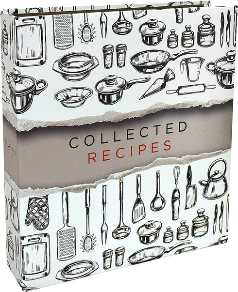 Recipe Binder, 8.5" x 9.5" 3 Ring Binder Organizer Set (with 50 Page Protectors, 100 4" x 6" Recipe Cards & 12 Category Divider Tabs) by Better Kitchen Products, Sleek Kitchen Design