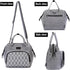 AmHoo Lunch Bag for women Lunch Boxes Insulated Leak-proof Meal Prep Cooler Tote Bag Double YKK Zippers Waterproof Pink