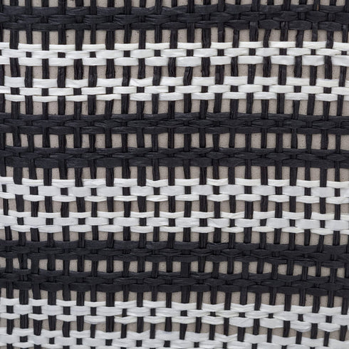 DII Oversize Woven Paper Storage Basket or Bin, Collapsible & Convenient Home Organization Solution for Office, Bedroom, Closet, Toys, & Laundry (Large - 17x12x12€?), Black & White Basketweave