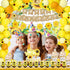 Sunflower Birthday Party Decorations Supplies 104Pcs - Sunflower Happy Birthday Banner, Artificial Sunflower Vine, Aluminum Foil Balloon, Cake Toppers, Balloons and Tools for Sunflower Garland Arch
