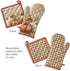 SKL Home Autumn Pumpkins Oven Mitt & Pot Holder Set, Natural