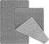 LuxStep Shower Mat Bathtub Mat,24x16 inch, Non-Slip Bath Mat with Drain, Quick Drying PVC Loofah Bathmat for Tub,Shower,Bathroom (24"x16"+24"x16",Grey)