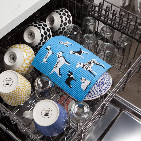 Now Designs Swedish Dishcloth, Set of 2, Dog Days 2 Count