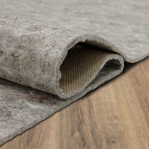 Mohawk Home Dual Surface Rug Pad Utility Solid Grey Rug Pad, 1/4" Thick (2' x 8')