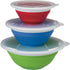 Progressive Prepworks Thinstore Collapsible Prep/Storage Bowls with Lids - Set of 3