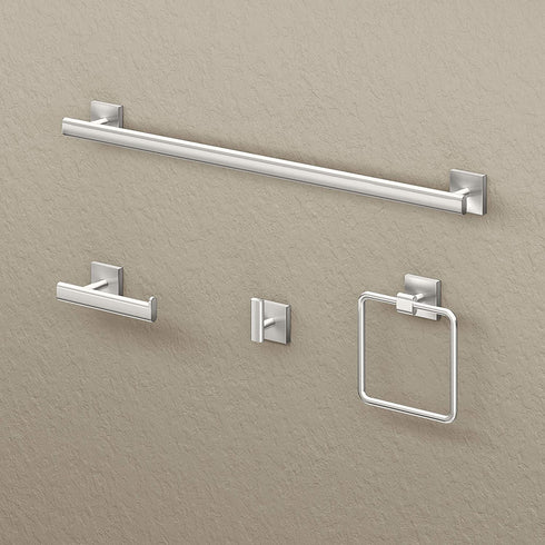 Gatco 4073 Elevate Euro Tissue Holder, Satin Nickel