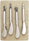 Thirstystone LD-D18234 Cheese Spreaders, Wine & Drink, Silver