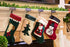 Elf Logic - 4 Pack Personalized Christmas Stocking Holder - Elegant, Adjustable, Metal Stocking Hooks - Low Profile Christmas Fireplace Hooks/Mantle Clips (4 Pack)