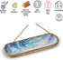 Folkulture Incense Holder or Incense Burner, Ash Catcher or Insense Stick Holder or Insence Tray for Home Decor, 12-inch Long and 4-inch Wide, Mango Wood, Blue Galaxy