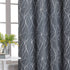 Estelar Textiler Kids Room Darkening Blackout Curtains Grommet Bedroom Decorative Silver Wave Line Curtains for Bedroom 38W x 54L Grey 2 Panels