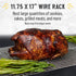 Checkered Chef Cooling Rack - Set of 2 Stainless Steel, Oven Safe Grid Wire Racks for Cooking & Baking - 11 ¾" x 17"