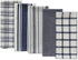 DII Assorted Woven, Kitchen Dishtowel Set, 18x28, Nautical Blue, 5 Piece