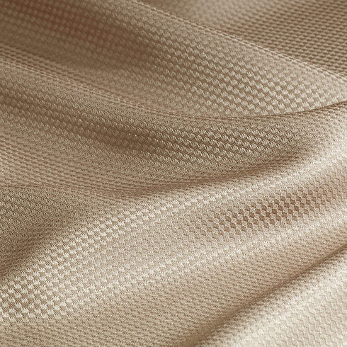 Benson Mills Beauvalle Extra Wide Spillproof Fabric Tablecloth (68" X 120" Rectangular, Flax/Taupe)