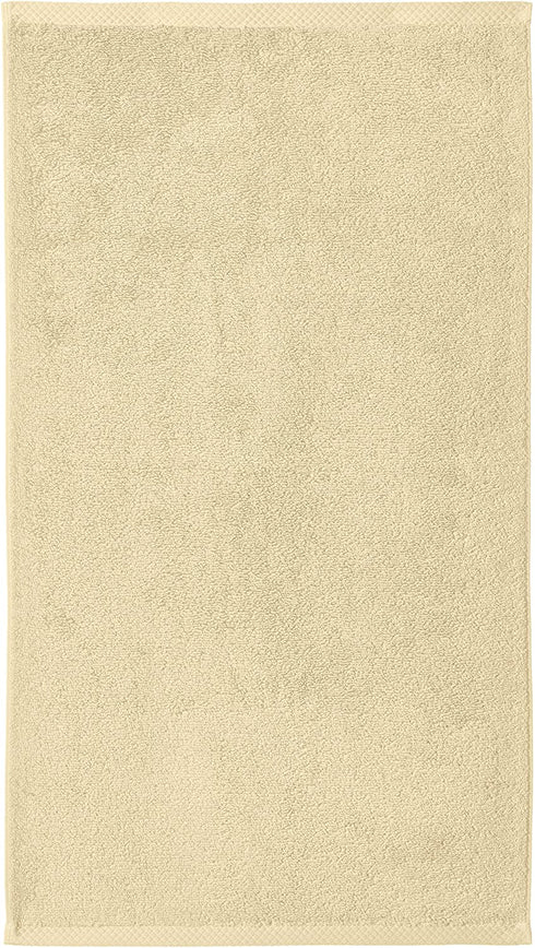 Amazon Basics Quick-Dry Hand Towels - 100% Cotton, 8-Pack, Linen