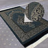 DeluxeRugs Muslim Prayer Rug, Islamic Turkish Prayer Rugs, Prayer Mats for Women and Men, Praying Rugs Islam, Great Ramadan Gifts for Muslims (Dark Green)