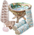 Sage Smudge Kit - White Sage Smudge Sticks Incense Sticks, Rose Quartz, Abalone Shell 5"+, Stand, Smudging Feather & Cleansing Guide (3 Sage)