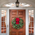 Haute Decor Adjustable Length Wreath Hook and Hanger - 2PACK- Oil Rubbed Bronze - Holds up to 20 lbs.