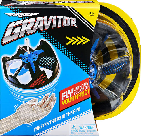 Air Hogs Gravitor with Trick Stick, USB Rechargeable Flying Toys, Drones for Kids 4 and up