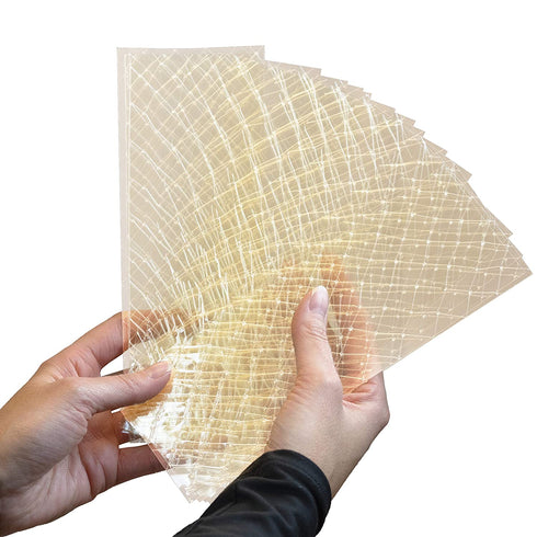 Silver Leaf Gelatin Sheets- 180 Bloom Pork Gelatin Sheets, 2.5g pack of 20, by American Heritage Industries