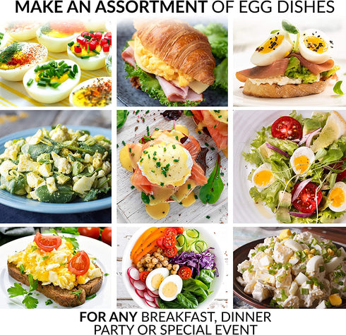 Nostalgia CLEC14AQ Retro Premium 14 Capacity Electric Large Hard-Boiled Egg Cooker, Poached, Scrambled, Omelets, Whites, Sandwiches, for Keto & Low-Carb Diets, Aqua