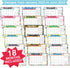 Large Desk Calendar 2022-2023 - Doodle Desk Calendars 2022, Academic Wall Calendar 2022-2023 Large Desktop Calendar 2022 Desk Calendar 11x17, 18 Month Large Wall Calendar 2022-2023
