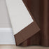 ECLIPSE Kendall Modern Blackout Thermal Rod Pocket Window Curtain for Bedroom or Living Room (1 Panel), 42" x 95", Chocolate