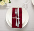 Utopia Kitchen Cloth Napkins 18 by 18 Inches, 12 Pack Burgundy Dinner Napkins, Cotton Blend Soft Durable Napkins