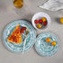 Melamine Dinnerware Set - 12pcs Dinnerware Dishes Set for Everyday Use, Dishwasher safe, Service for 4, Green