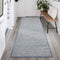 Ottomanson Sundance Collection Indoor/Outdoor Reversible Runner Rug, 2'7" x 7', Blue