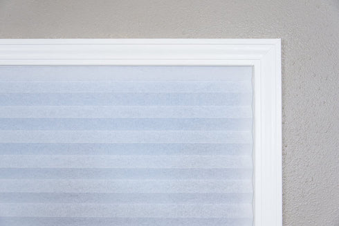 Redi Shade 3405191 Original Light Filtering Pleated Fabric Shade White, 48€? x 72€?