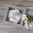 Golden State Art, 8x8 Shadow Box Frame Display Case, 2-inch Depth, Great for Collages, Collections, Mementos, 6 Pins Included (Light Brown, 1 Pack)