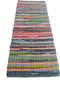 Chardin Home - Eco Friendly 100% Recycled Cotton Colorful Chindi Runner Area Rug - 2'x5'
