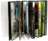4 Pack CocoPolka 4 x 6 Flexible Photo Albums. 48 Pockets with Black Background & Customizable Covers.