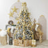 20Ct Christmas Ball Ornaments for Xmas Tree Shatterproof Christmas Decorations Hanging Ball Small for Holiday Party Decoration Tree Ornaments (Champaign Gold, 3.14In)