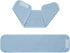 Amazon Basics Room Darkening Blackout Window Curtains with Tie Backs Set - 52 x 63-Inch, Light Blue, 2 Panels