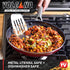 Red Volcano Textured Healthy Ceramic Nonstick Frying Pan/Skillet, 10"