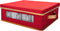 Simplify 12 Count Mug & Cup Storage Box, Individual Compartments China Tableware Containers, Red