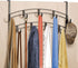 Lynk Over Door 9 Hook Rack Shirt, Belt, Hat, Coat, Towel Organizer, Bronze