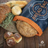 Think4Earth Linen Bread Bag - Reusable freezer bread bag for homemade bread maker gift giving - Bread Container for Sourdough Loafs Storage, Large Bread Bags for Homemade Bread with Double Lining