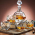 Crystal Whiskey Glasses Set of 4, 10 oz Rocks Glasses Lowball Scotch Glasses Bourbon Glasses Unique Old Fashioned Glasses with Gift Box