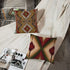 ArtSocket Set of 4 Throw Pillow Covers Tribal Western Geometric Burgundy Green Native Designs Southwest Country Benson Decorative Pillow Cases Home Decor Square 20x20 Inches Pillowcases